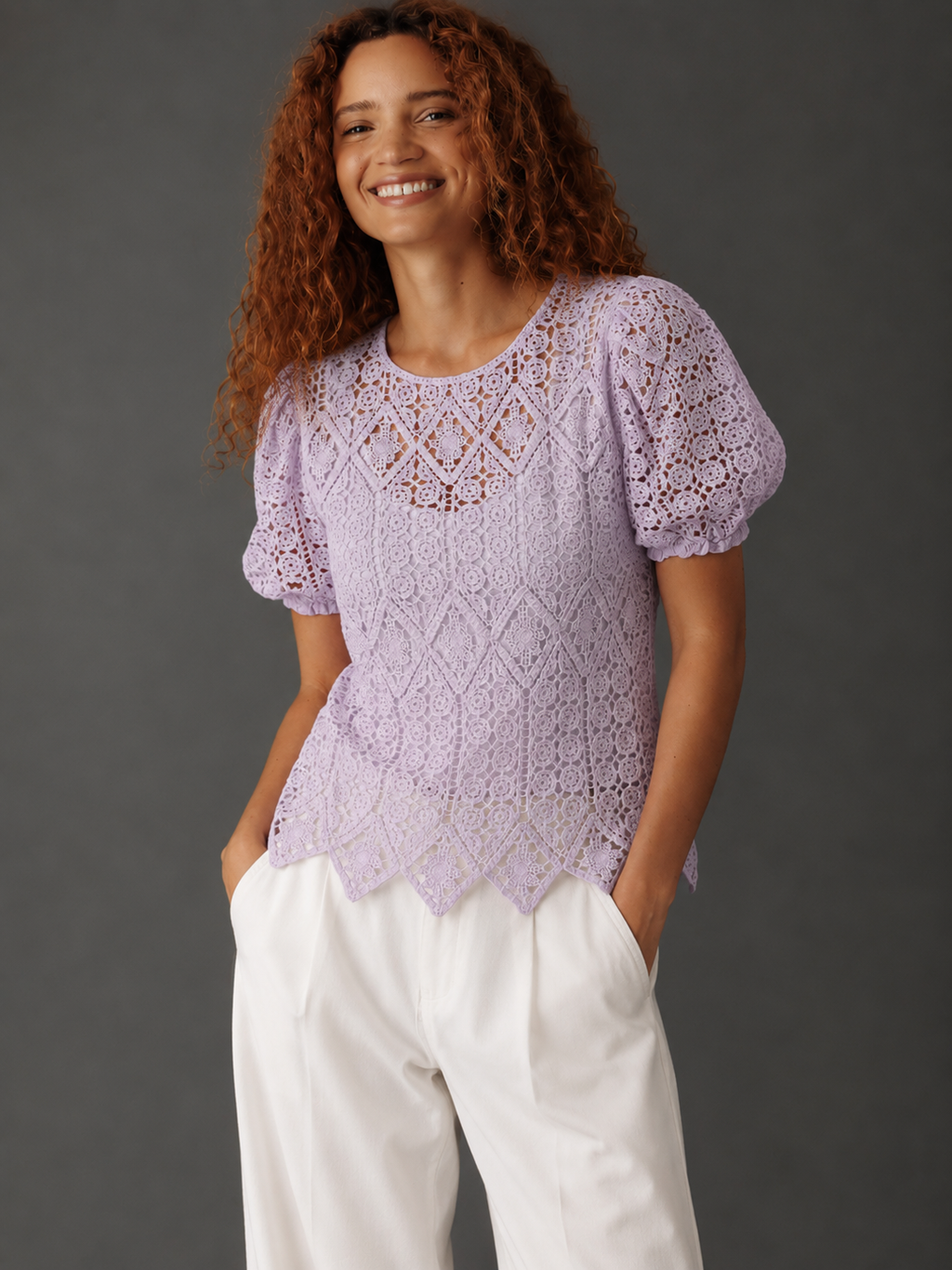 Emily Crochet Top